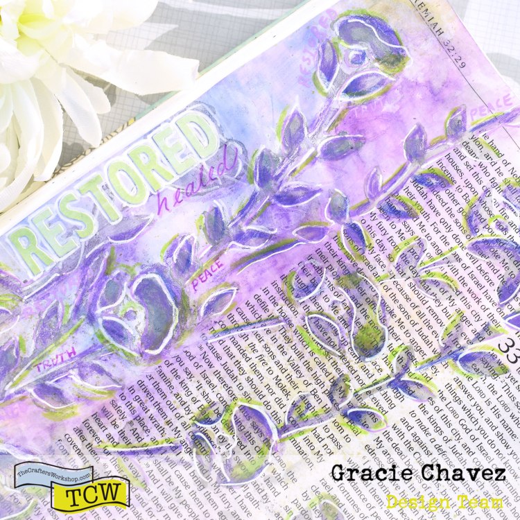 BibleJournalingwithTCWstencilsandSilverGesso_GracieChavez_2